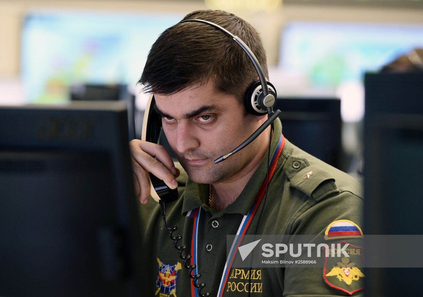 Russian armed forces daily effort control center