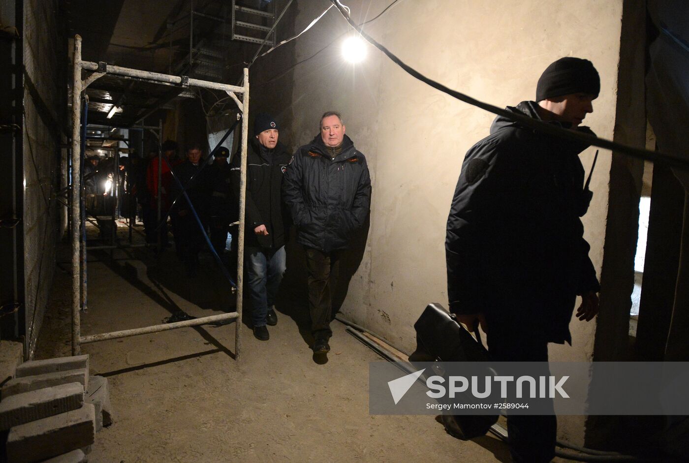 Dmitry Rogozin visits the Vostochny space center in the Amur Region