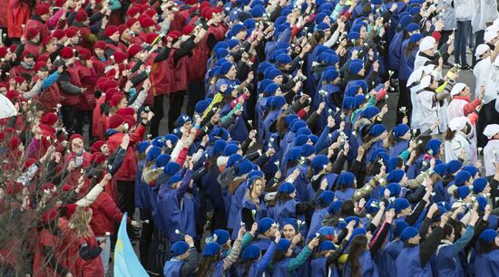 Celebrating the first anniversary of the Crimean Spring in Crimea
