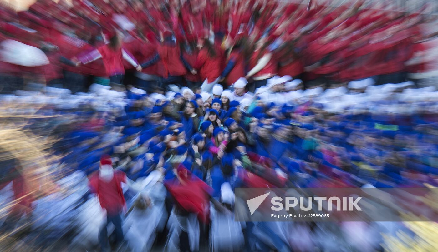 Celebrating the first anniversary of the Crimean Spring in Crimea
