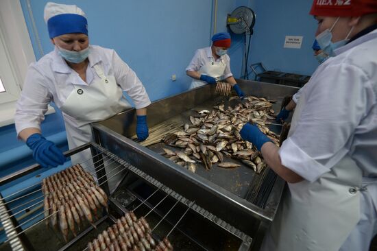 Kamshat Group's fish processing facility in Novosibirsk