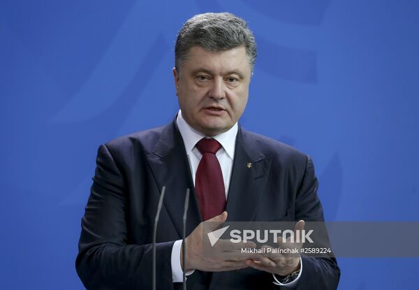 Petro Poroshenko visits Germany