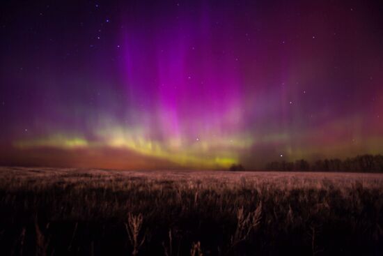 Aurora in the Ryazan Region