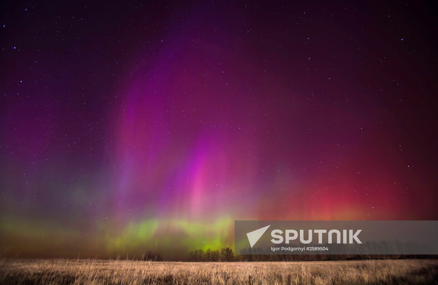 Aurora in the Ryazan Region