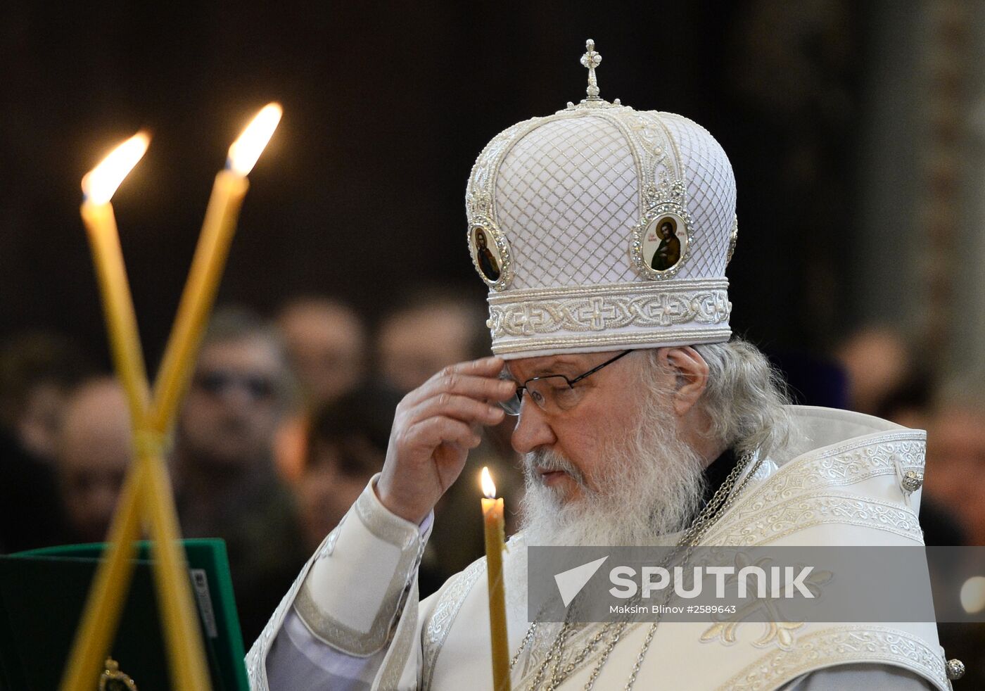 Funeral service for writer Valentin Rasputin at Cathedral of Christ the Savior