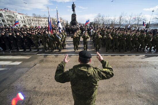 Crimean Spring anniversary in Crimea
