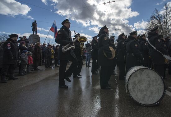 Crimean Spring anniversary in Crimea