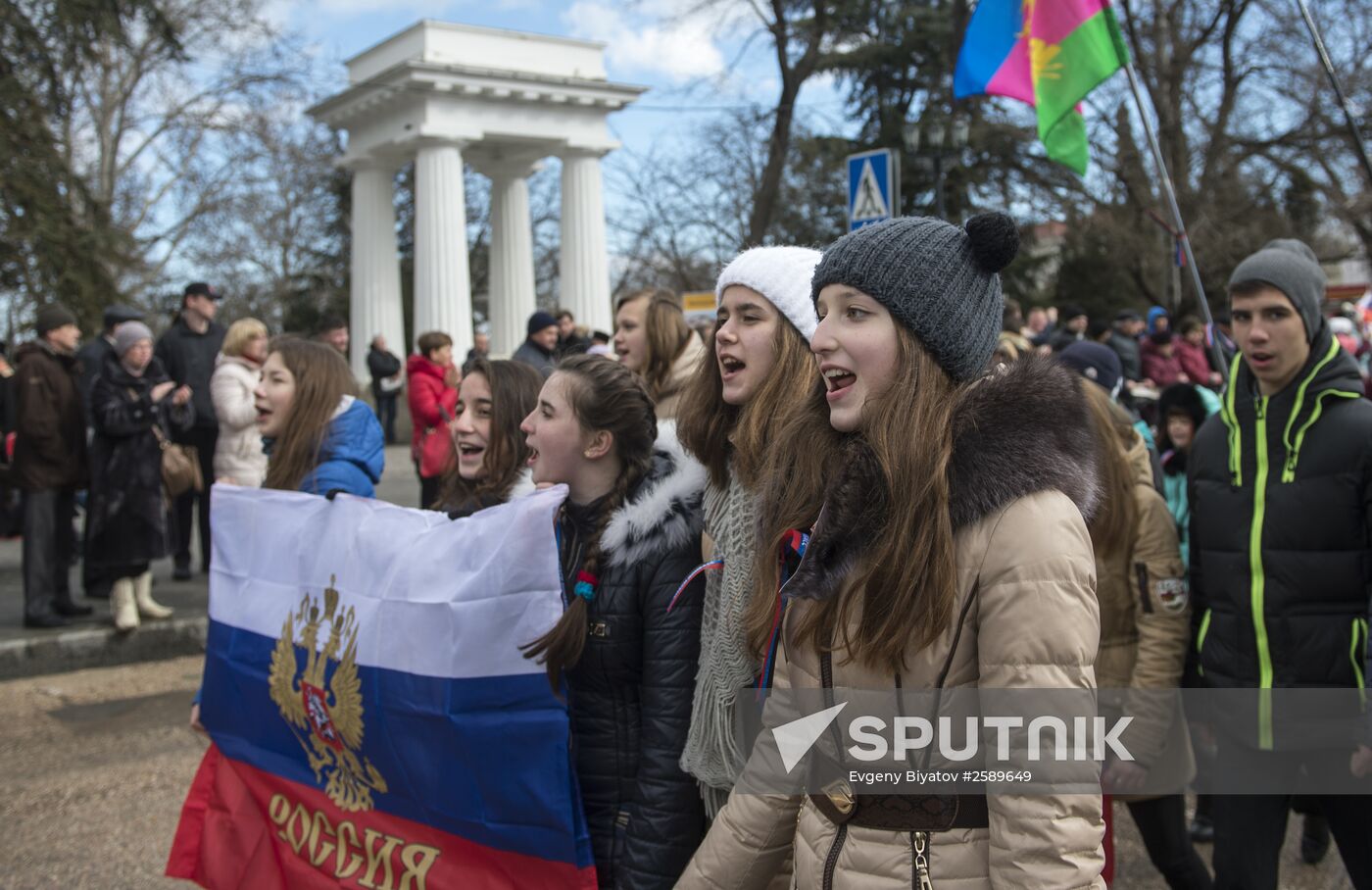 Crimean Spring anniversary in Crimea