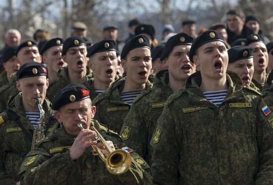 Crimean Spring anniversary in Crimea