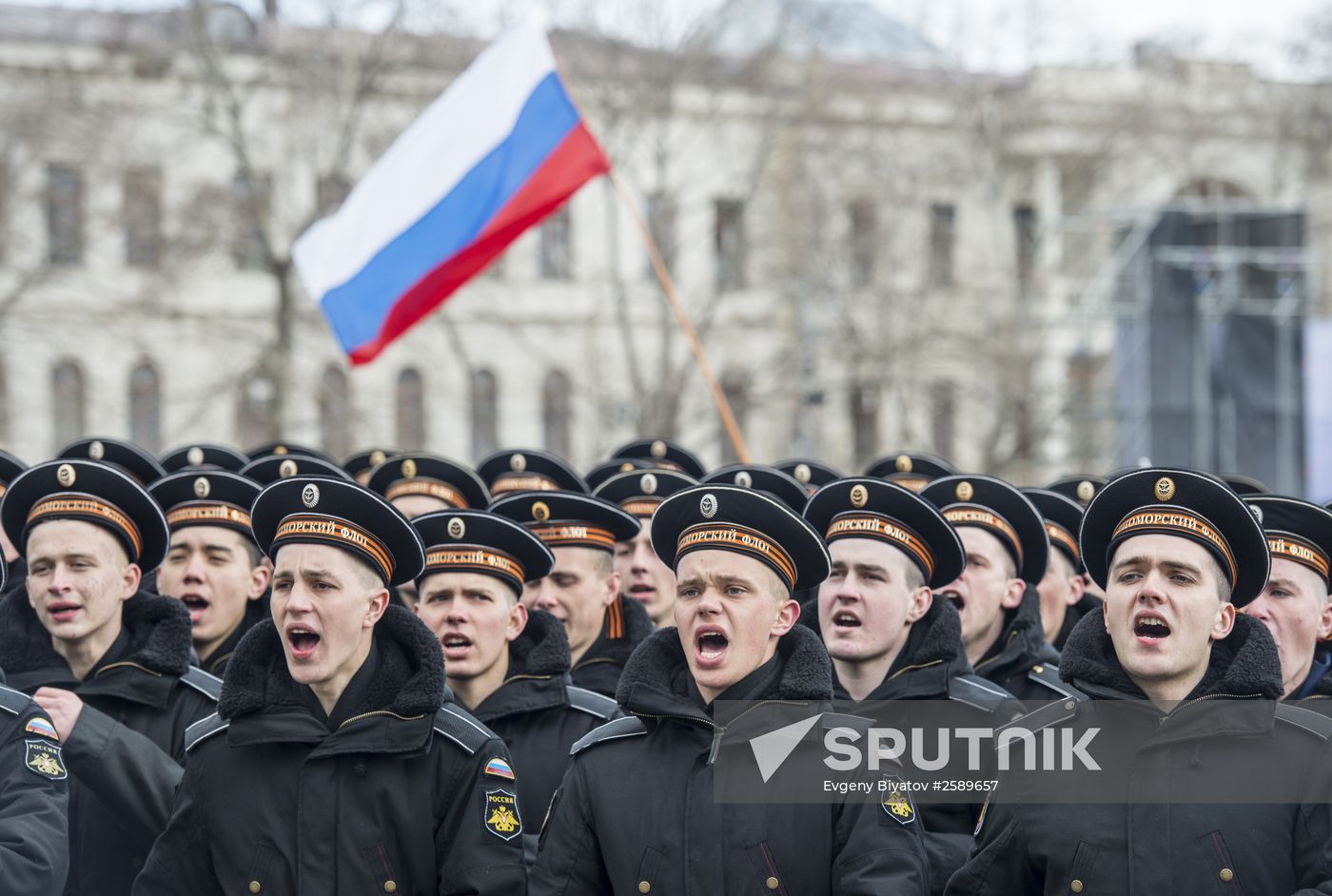 Crimean Spring anniversary in Crimea