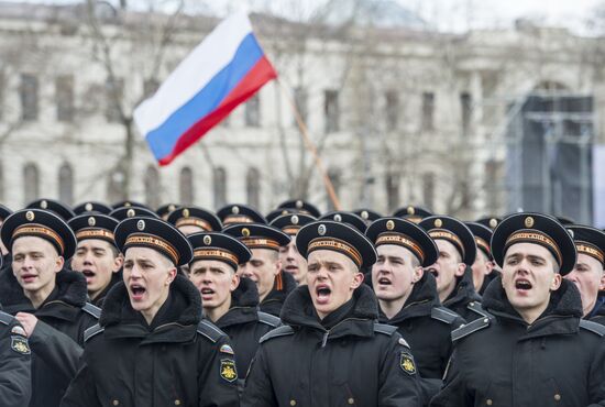 Crimean Spring anniversary in Crimea