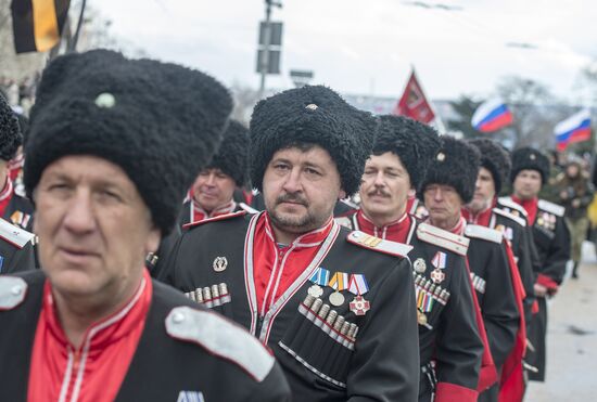 Crimean Spring anniversary in Crimea