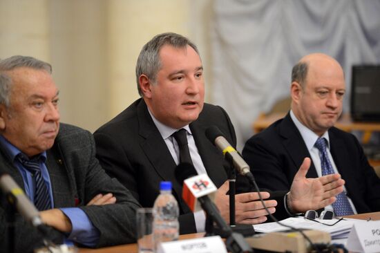 Deputy Prime Minister Dmitry Rogozin attends Russian Academy of Sciences Presidium meeting