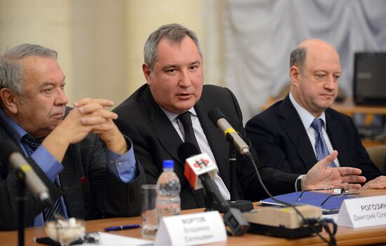 Deputy Prime Minister Dmitry Rogozin attends Russian Academy of Sciences Presidium meeting