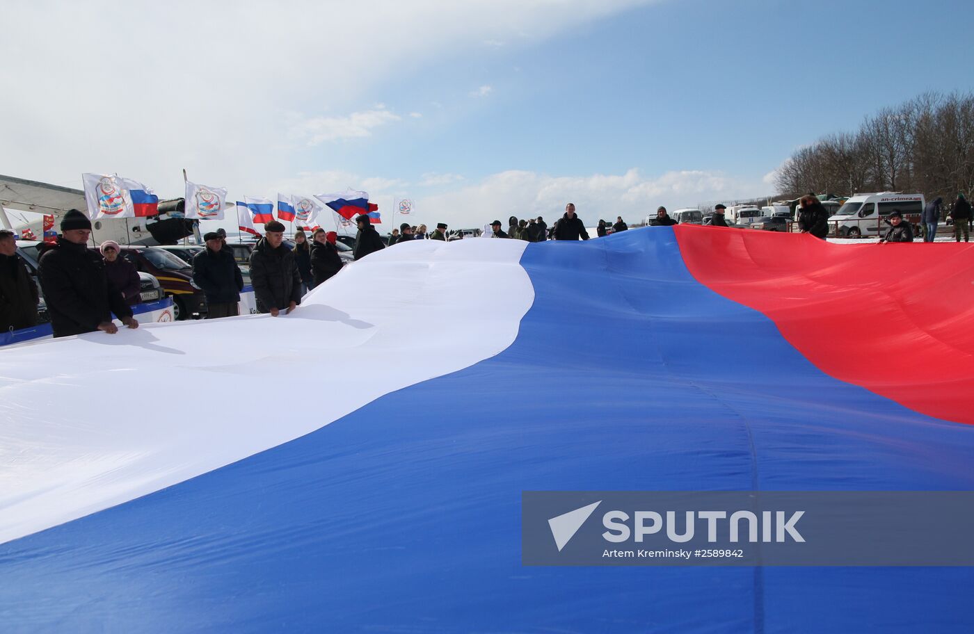 Crimean Spring anniversary in Crimea