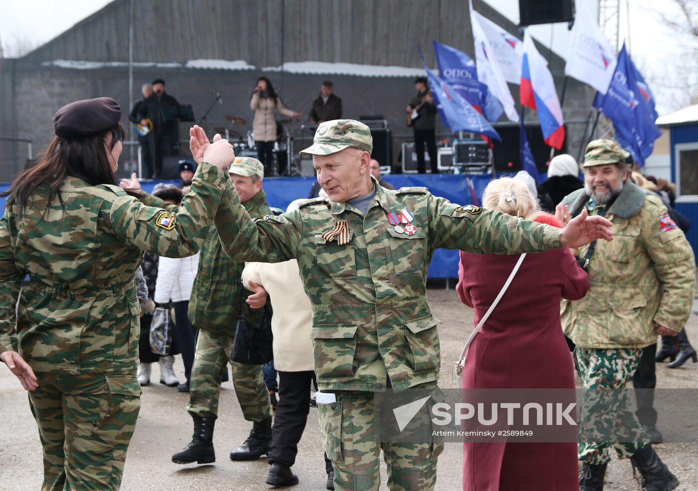 Crimean Spring anniversary in Crimea