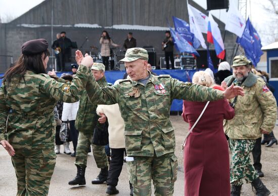 Crimean Spring anniversary in Crimea