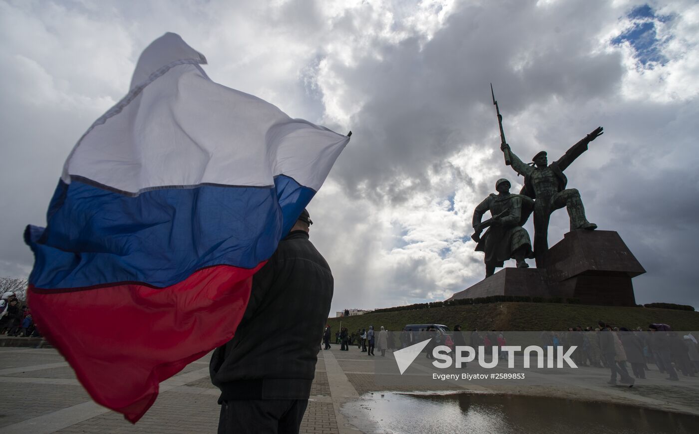 Crimean Spring anniversary in Crimea