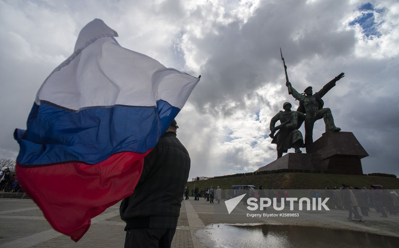 Crimean Spring anniversary in Crimea