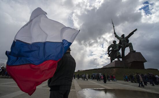 Crimean Spring anniversary in Crimea