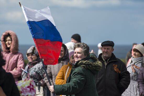 Crimean Spring anniversary in Crimea