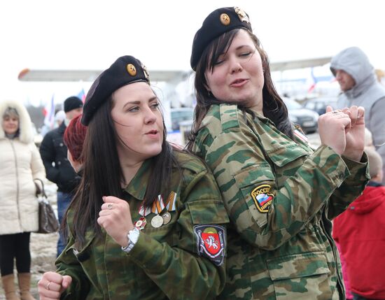 Crimean Spring anniversary in Crimea