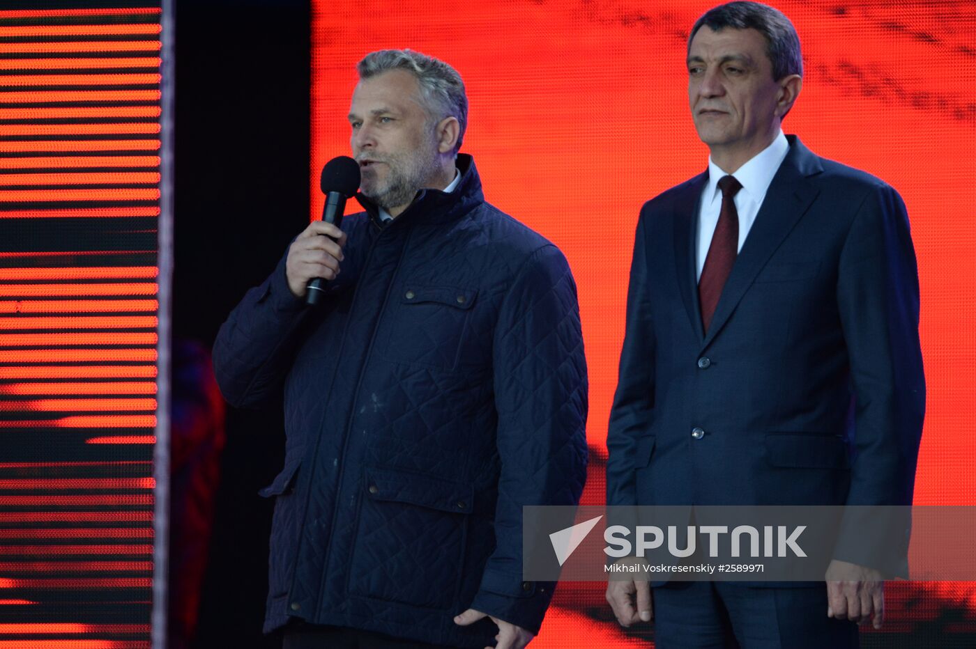 Rally and concert on Vasilyevsky Slope to mark anniversary of Crimea's reunification with Russia