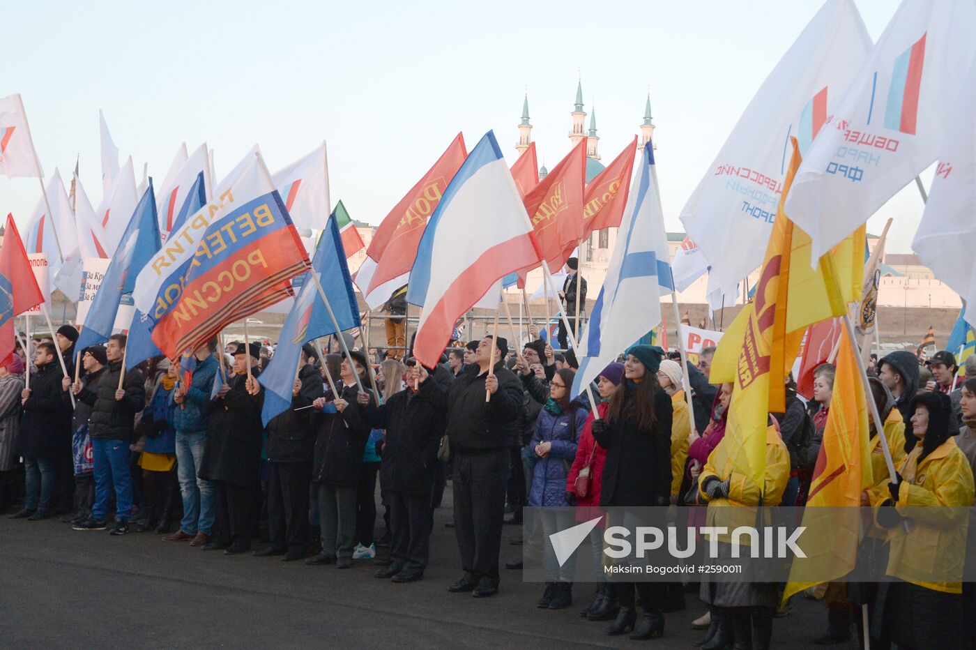 Reunification festivities across Russia