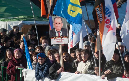 Celebratory events mark anniversary of Crimea's reunification with Russia