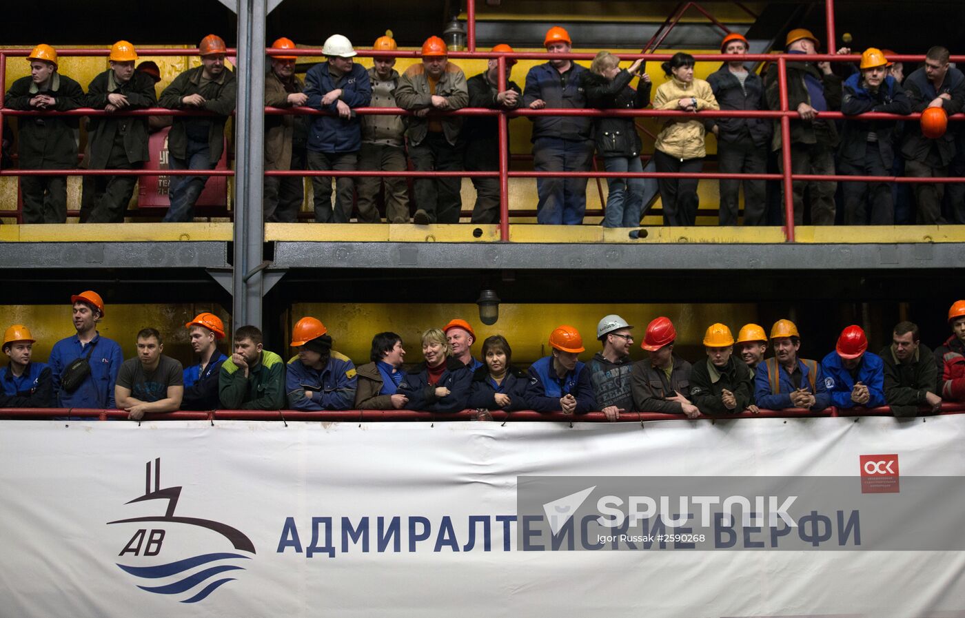 Assembly begins of diesel-electric submarine "Velikiye Luki" in St. Petersburg