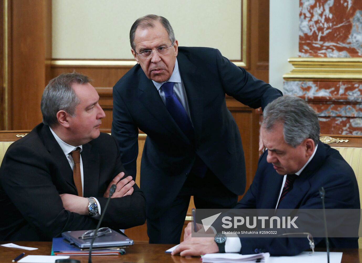 Prime Minister Dmitry Medvedev holds Government meeting