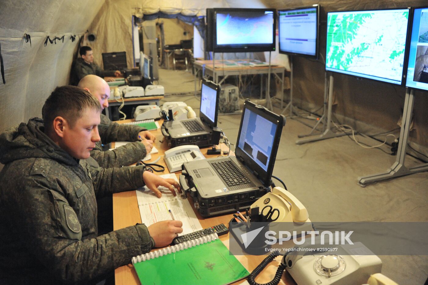 Military drill in Zabaikalsky Territory