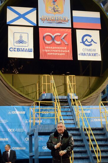 Keel-laying of fifth Yasen-M type multi-purpose nuclear submarine "Arkhangelsk"