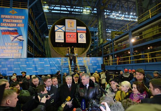 Keel-laying of fifth Yasen-M type multi-purpose nuclear submarine "Arkhangelsk"