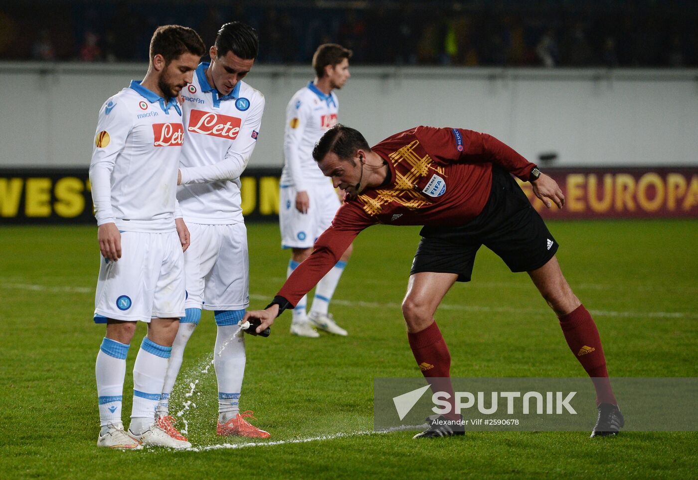 Football. Europa League. Dynamo vs. Napoli