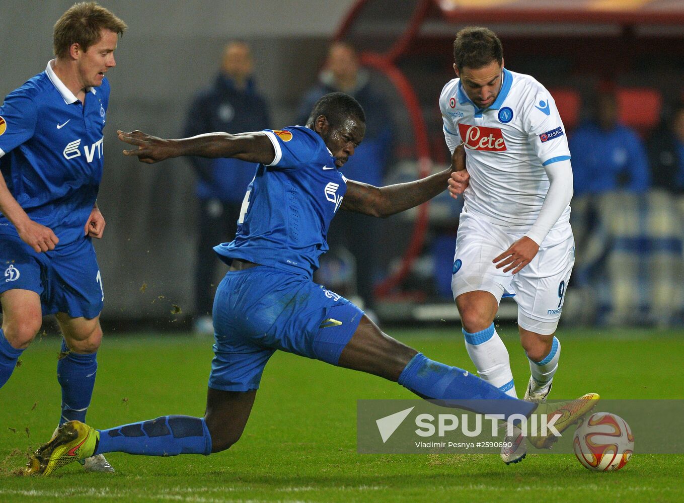Football. Europa League. Dynamo vs. Napoli