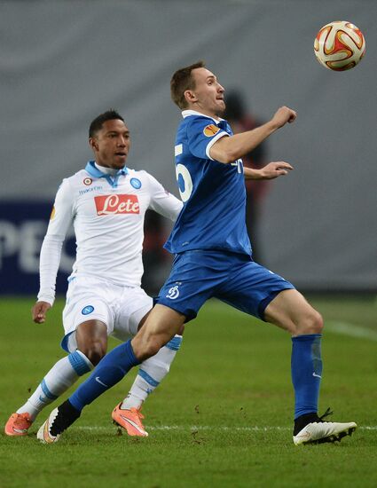 Football. Europa League. Dynamo vs. Napoli