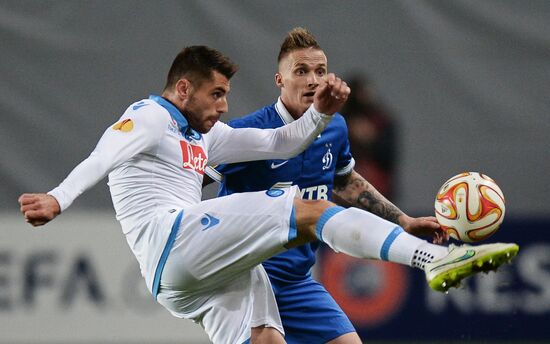 Football. Europa League. Dynamo vs. Napoli