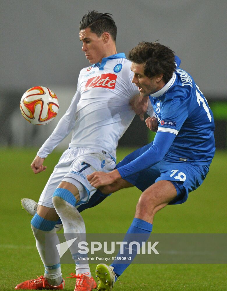 Football. Europa League. Dynamo vs. Napoli