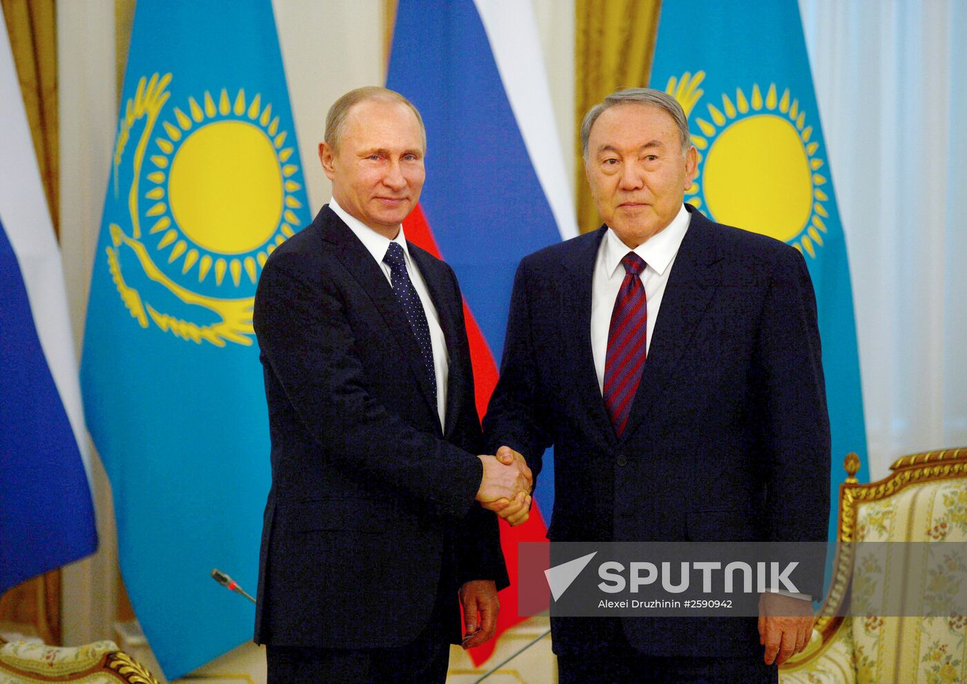 Vladimir Putin visits Kazakhstan