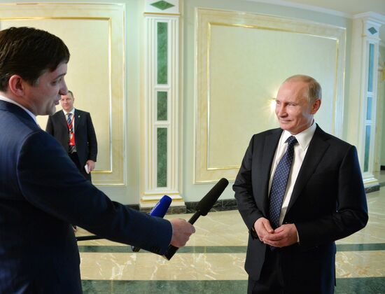 Vladimir Putin visits Kazakhstan