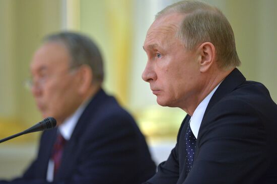 Vladimir Putin visits Kazakhstan