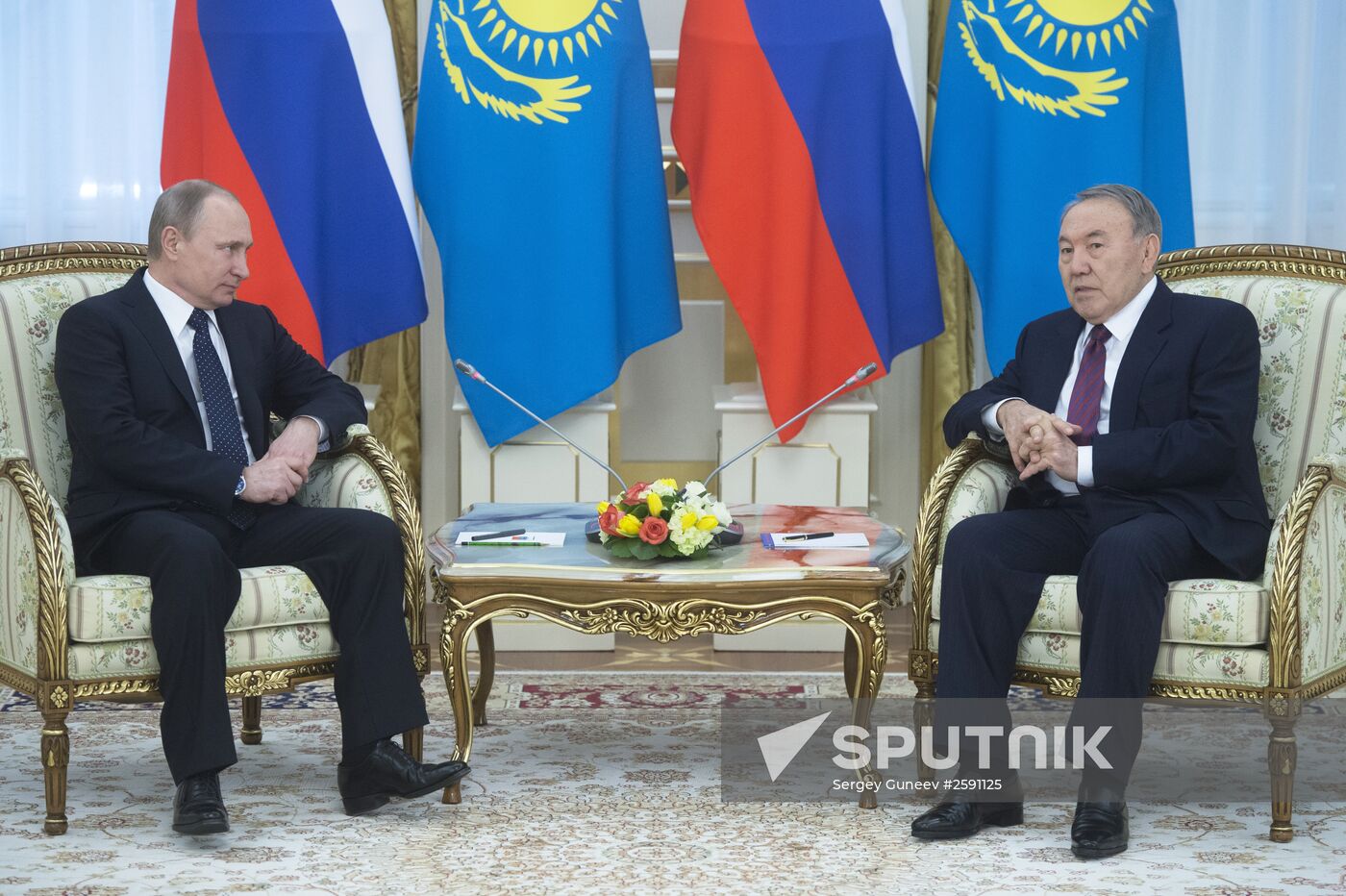 Vladimir Putin visits Kazakhstan