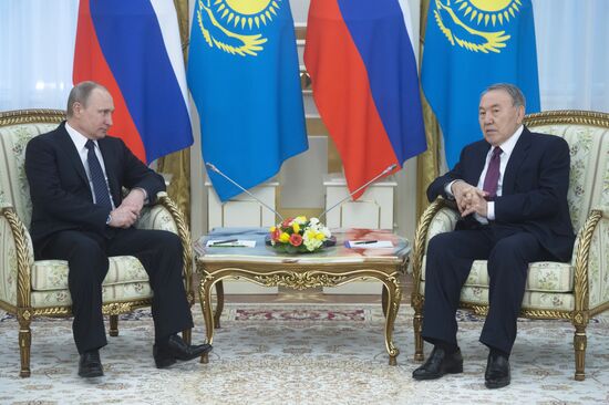 Vladimir Putin visits Kazakhstan