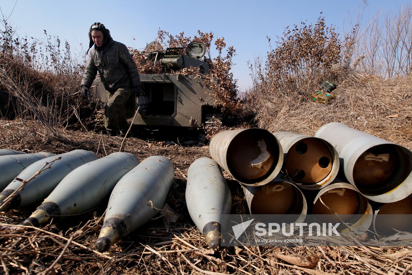 Artillery drill held at Sergeyevsky base in Primorsky Territory