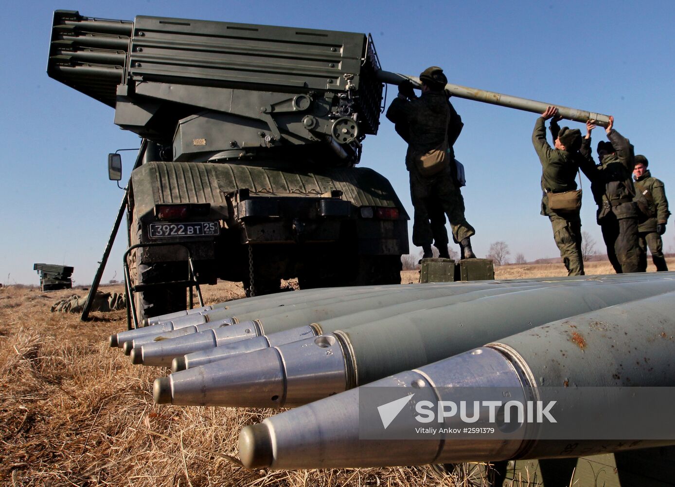 Artillery drill held at Sergeyevsky base in Primorsky Territory