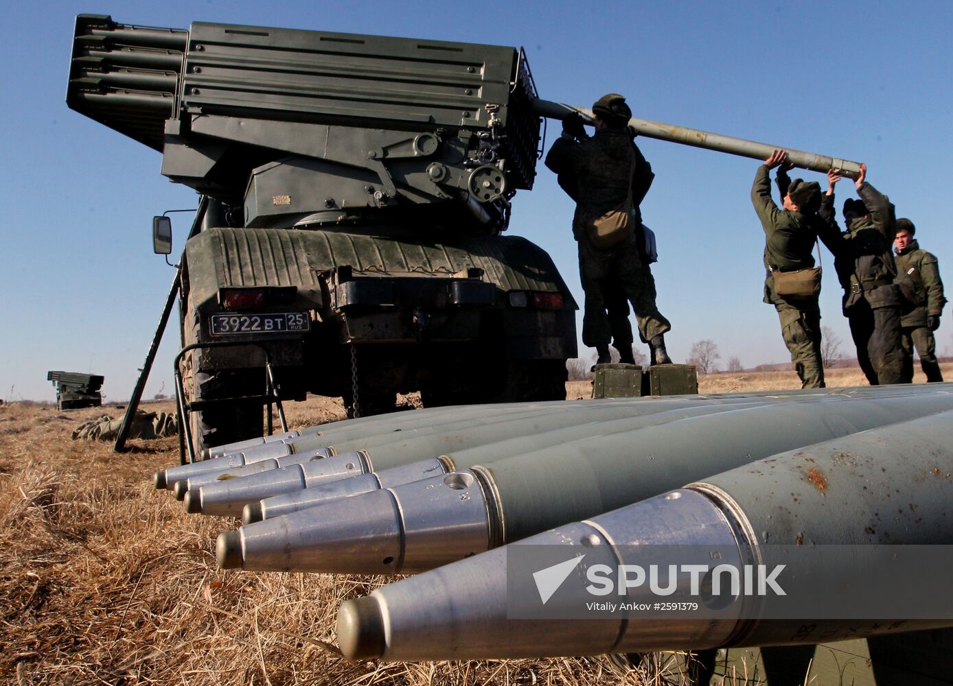 Artillery drill held at Sergeyevsky base in Primorsky Territory