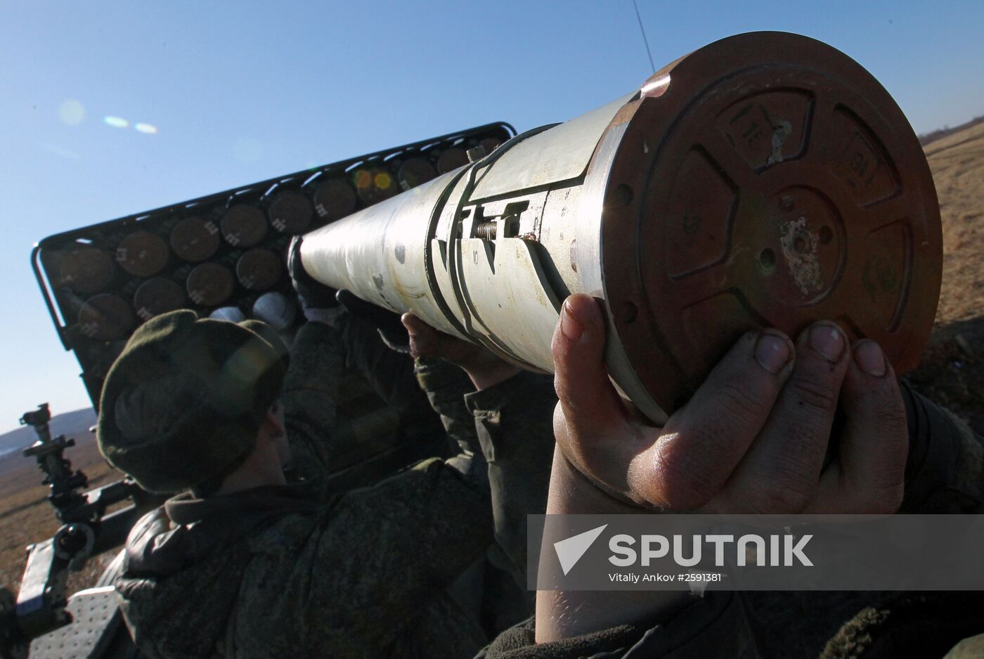 Artillery drill held at Sergeyevsky base in Primorsky Territory