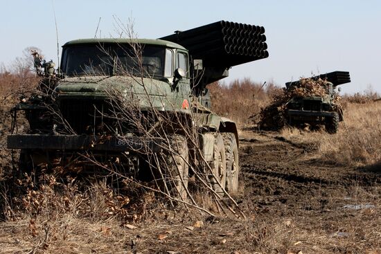 Artillery drill held at Sergeyevsky base in Primorsky Territory