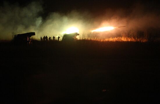 Artillery drill held at Sergeyevsky base in Primorsky Territory